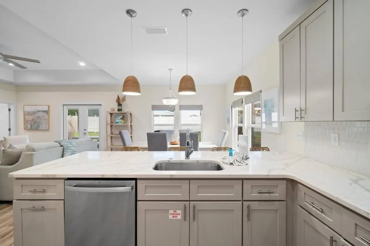 Palm Paradise Family House Pet Friendly بنما سيتي بيتش بيت للعطل